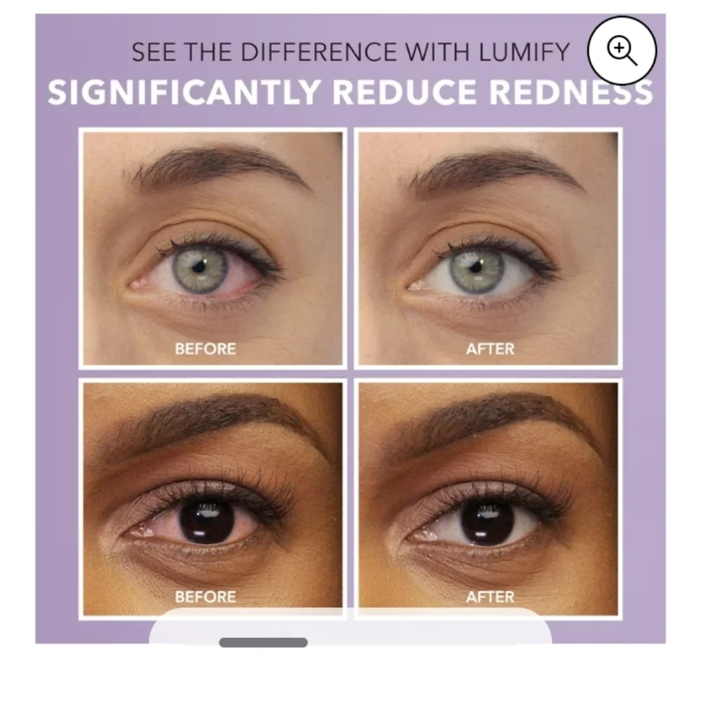 LUMIFY EYE DROPS x 4 LARGE .25oz 12/2027